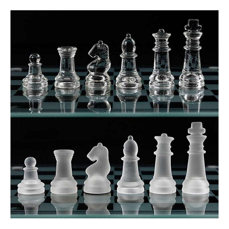 Tablero Ajedrez De Cristal Juego De Ajedrez De Lujo Tablero