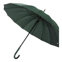X2 Paraguas Automático Mango Curvo 16 Varillas Resistente