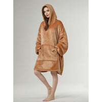 Pack X2 Polerones Sherpa Con Capucha Poleron Chiporro Huggle Hoodie Pijama Invierno Polar M&a Store