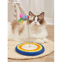 Rascador Gato Raton Torre Juguete Mini Rascador Con Porfiado