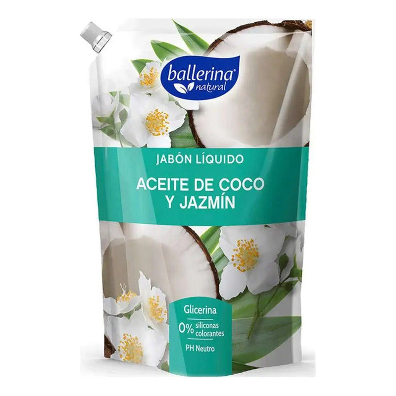 Jabón Líquido Ballerina Natural 750 Ml Jabón Humectante