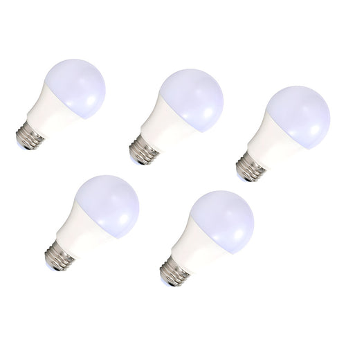 Pack 5 Ampolleta Led E-27 12w Luz Blanca/cálida Sello Secado Luz Blanca
