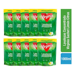 X10 Lavaloza Virginia Limon Citrus 1 L Lavalozas Biodegradab