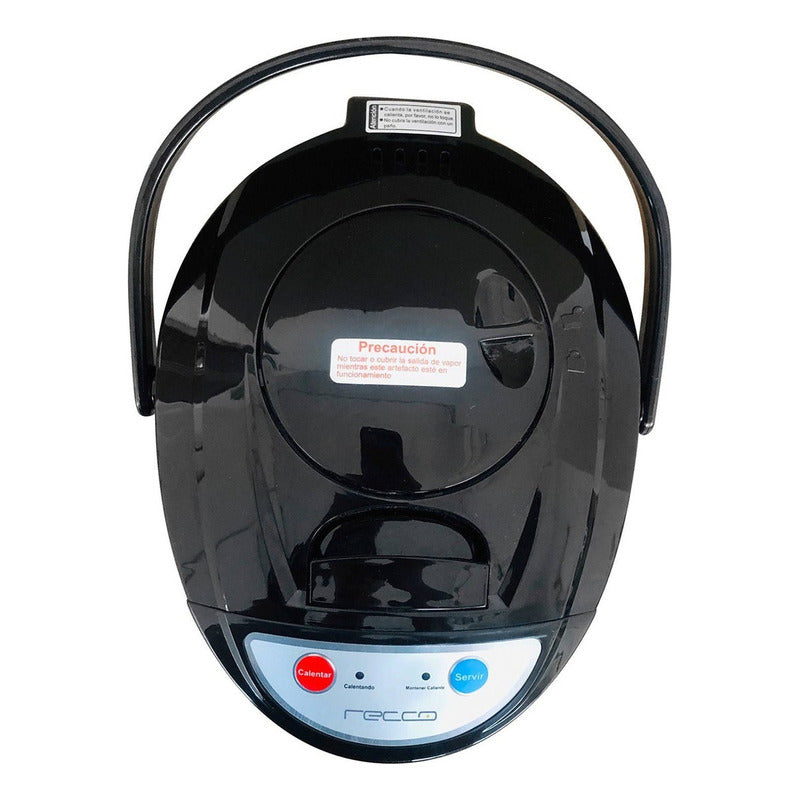 Termo Hervidor Electrico Recco 2.8l Apagado Automatico Termo Plateado