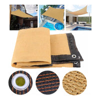 Pack X2 Toldo Rectangular 3x4 Sombra Cubierta Terraza Jardin Beige