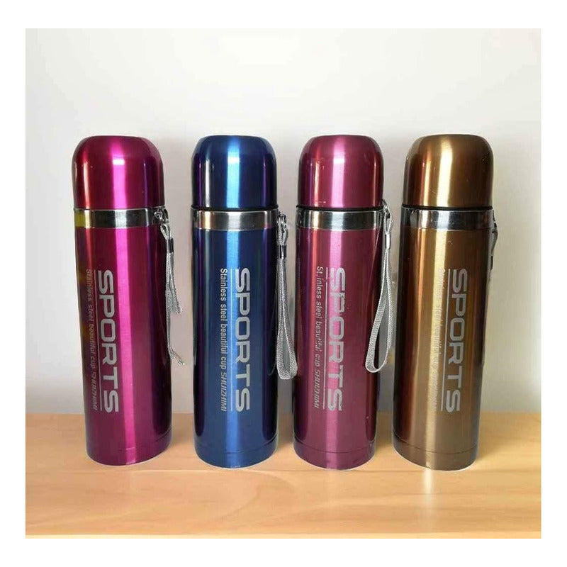 Termo Doble Capa 0.75 Litros Vaso Térmico Acero Inoxidable