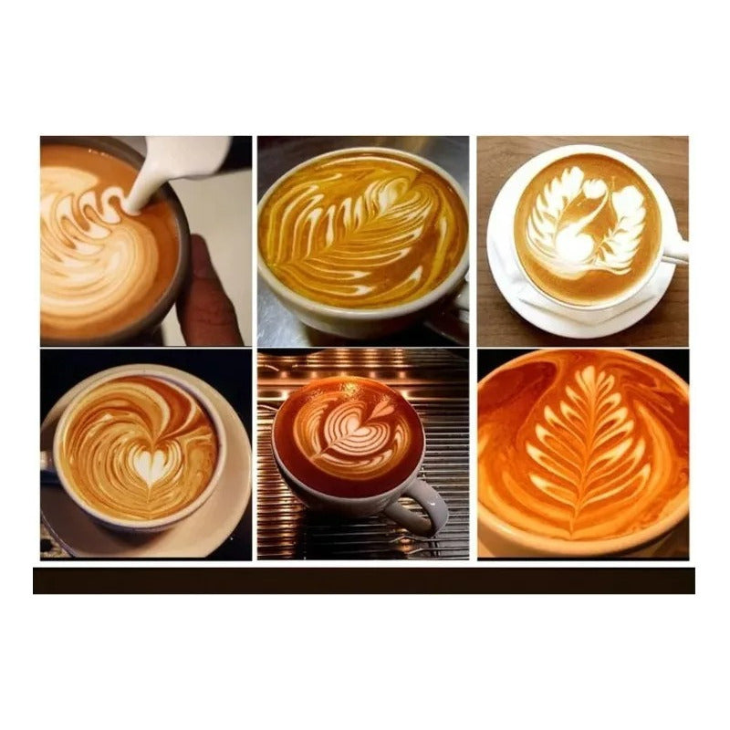 Jarra Espuma Leche Barista Texturizar Pitcher Cafe Tornasol