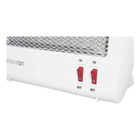 Calefactor Halógeno Recco Bajo Consumo Eléctrico / 2 Niveles Blanco