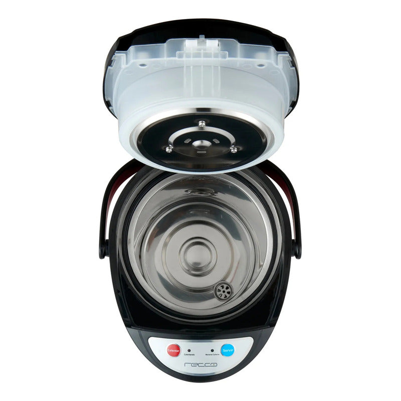 Termo Hervidor Recco 2.8 Litros Acero Inoxidable 600w