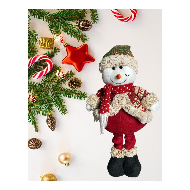 Pack 2 Monos Patas Largas Adorno Navidad Decoración Pascuero