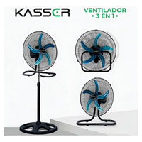 Ventilador 3 En 1 Industrial Kasser 5 Aspas 18 Pulgadas
