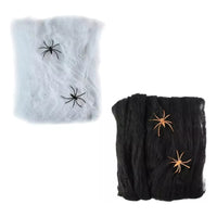 Telaraña Decoracion Halloween Araña Fiesta Decorativa Elasti