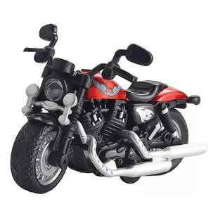 Motocicleta Juguete Coleccionable Luz Sonido Escala 1/12