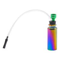 Mini Bong Pipa De Agua En Vidrio Tornasol + Quemador Filtro