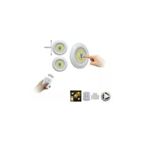 Luces Luz Led Inalámbricas Con Mando A Distancia Juego De 3