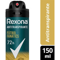 Desodorante Spray Areosol Rexona Men Fútbol Fanatics 150ml
