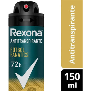 Desodorante Spray Areosol Rexona Men Fútbol Fanatics 150ml