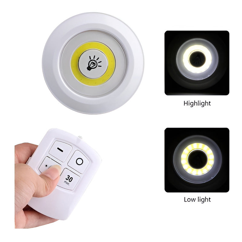 Focos Led Recargable Luz Iman Genérica Usb 40w De Hogar Portatil 3pcs Color Blanco