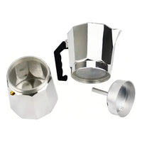 Coffe Italiana Cafetera Gris Italiana 6 Tazas