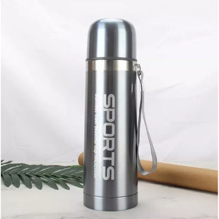 Termo Doble Capa Sport Acero Inoxidable Metalizado 500ml