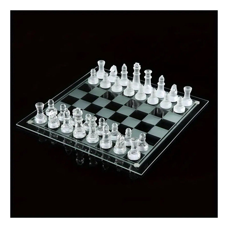 Tablero Ajedrez De Cristal Juego De Ajedrez De Lujo Tablero