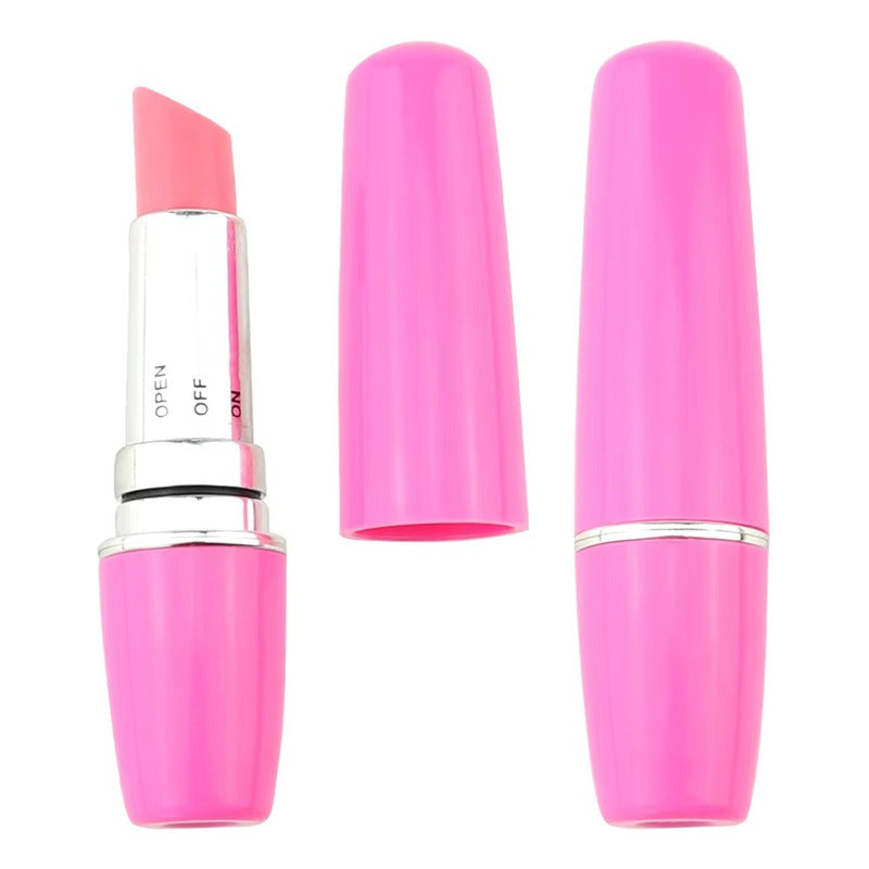 X2 Vibrador Discreto Lápiz Labial Estimulación De Clítoris