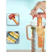 Exprimidor Inalámbrico + Jarra 2 Litros 4 Vasos Refrigerante