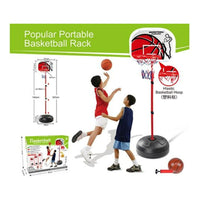 Torre Tablero Aro Basketball Malla Inflador+ Balón+ Inflador