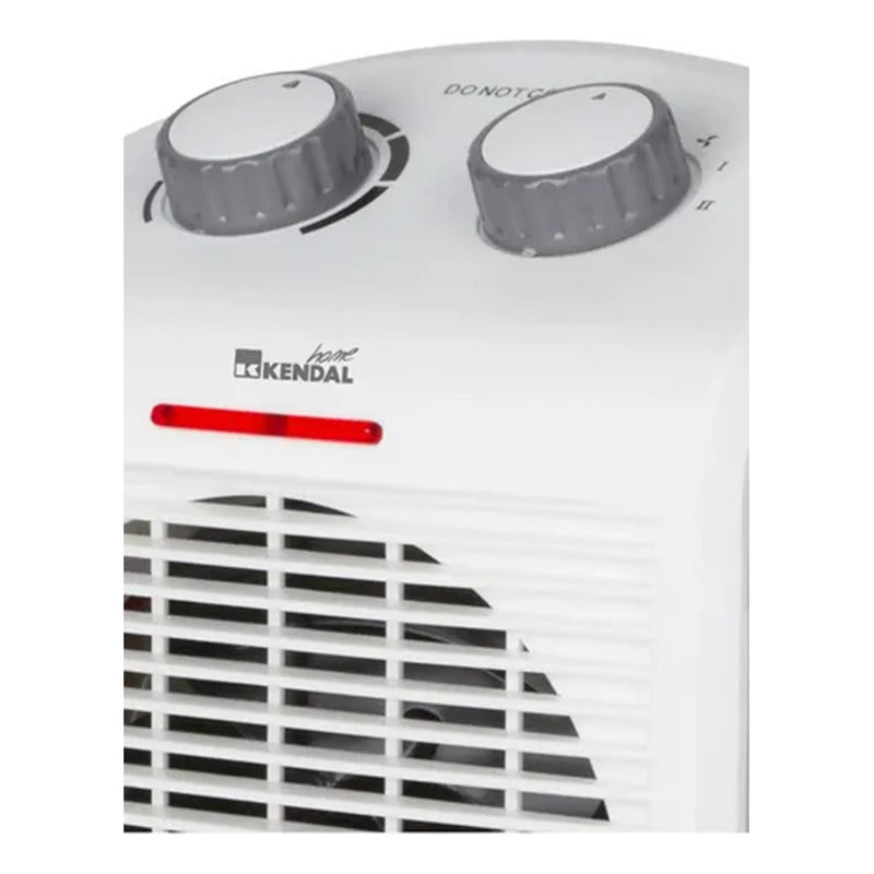 Calefactor Electrico Termoventilador Estufa Kendal Kfh-18 Blanco