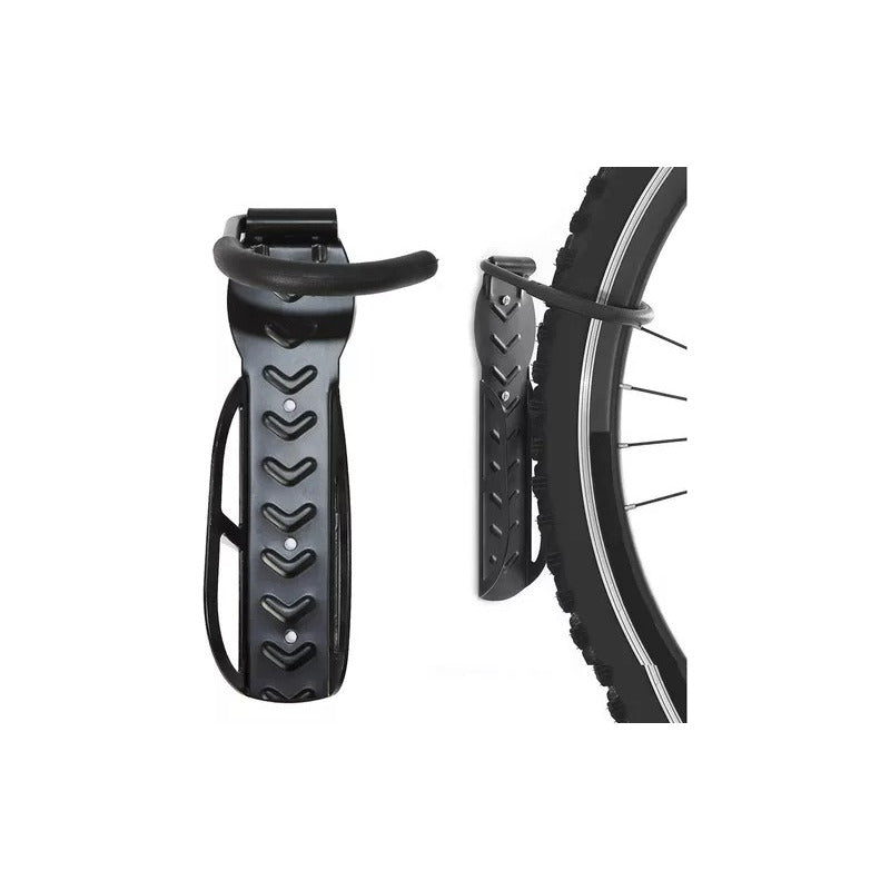 Pack X2 Porta Bicicleta Para Pared Gancho Colgador Bicicleta Negro