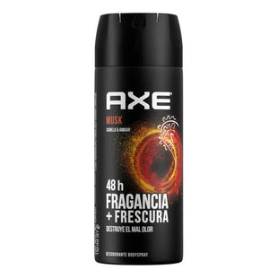 Desodorante Axe Spray Aerosol Musk Canela & Ámbar 150ml