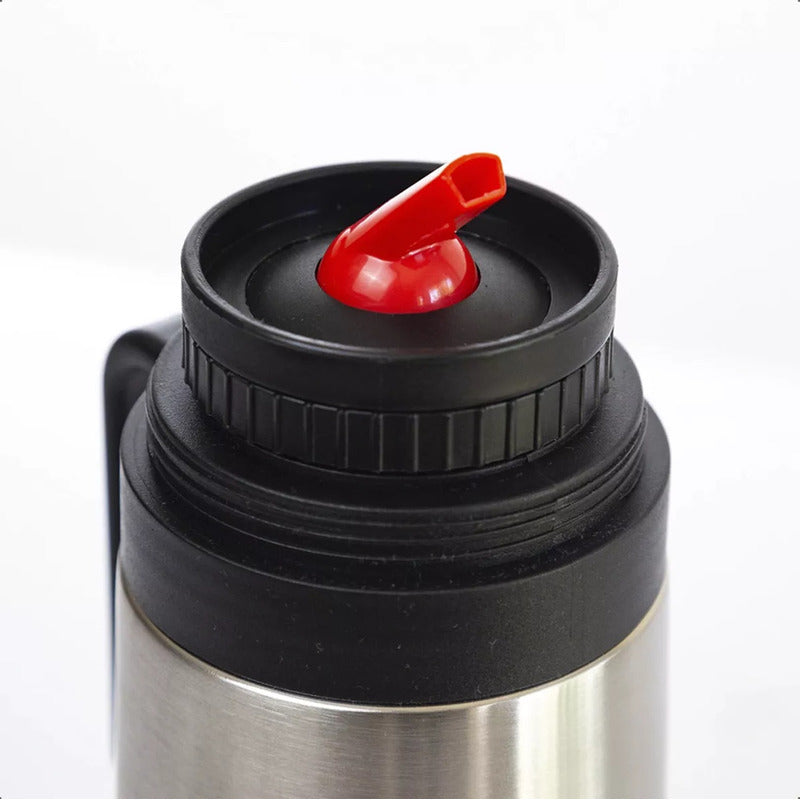Termo Matero Media Manija 1 Litro Pico Cebador Acero Inox