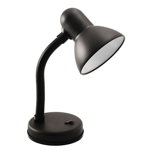Lampara Escritorio Colores Cuello Flexible Incluye Ampolleta Color De La Estructura Negro