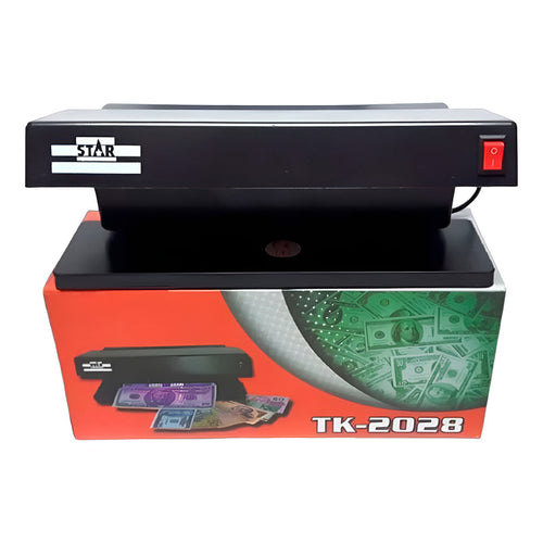Máquina Detectora De Billetes Falsos 2 Tubos Luz Uv Tk-2028