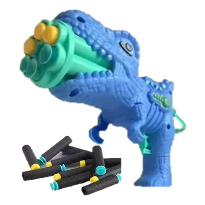 Dinosaurio Lanzador De Dardos Pistola Juguete Para Niños