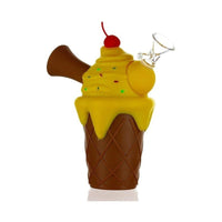 Bong Pipa Silicona Diseño Helado Desarmable + Quemador Pyrex