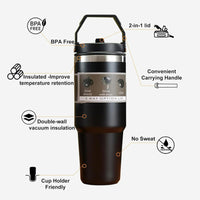 Termo Botella Jarra Mug Agua Te Cafe Vaso Termico Acero Inox