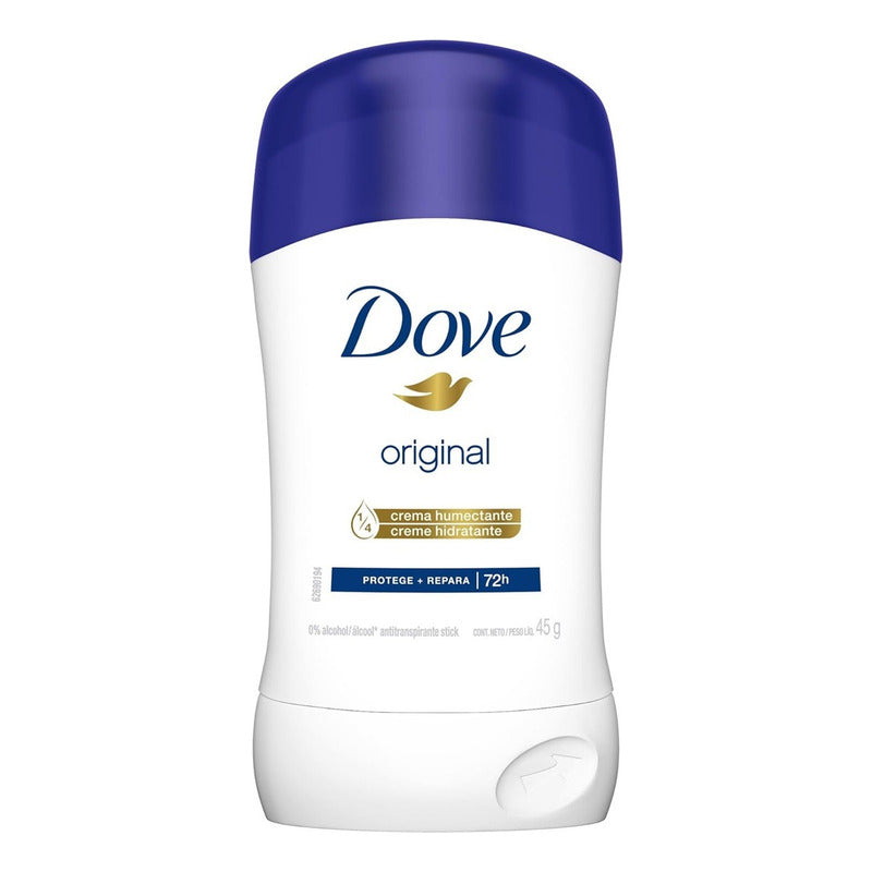 X3 Desodorante Dove Original Barra 45g Antitranspirante 72h Original