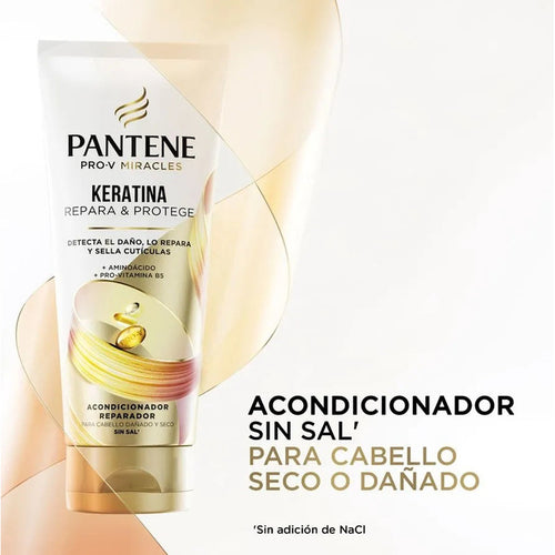 Acondicionador Pantene Keratina Repara Protege Sin Sal 250ml