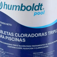 Cloro En Pastilla Para Piscinas 1 Kg Triple Accion Humboldt