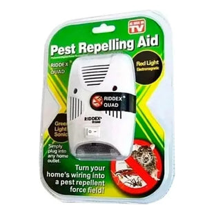 Pack X3 Repelente Ultrasónico De Plagas Insectos Ratones