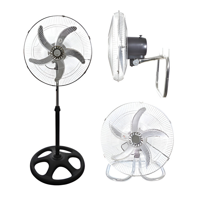 Ventilador De Base 18 Pulgadas 3 Velocidades Fs-4521. Cantidad De Aspas 5 Color De La Estructura Negro Color De Las Aspas Celeste Diámetro 18 Cm Frecuencia 50hz Material De Las Aspas Plástico