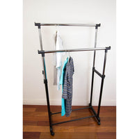 Perchero Colgante Organizador Doble Extensible Tendedero Rop