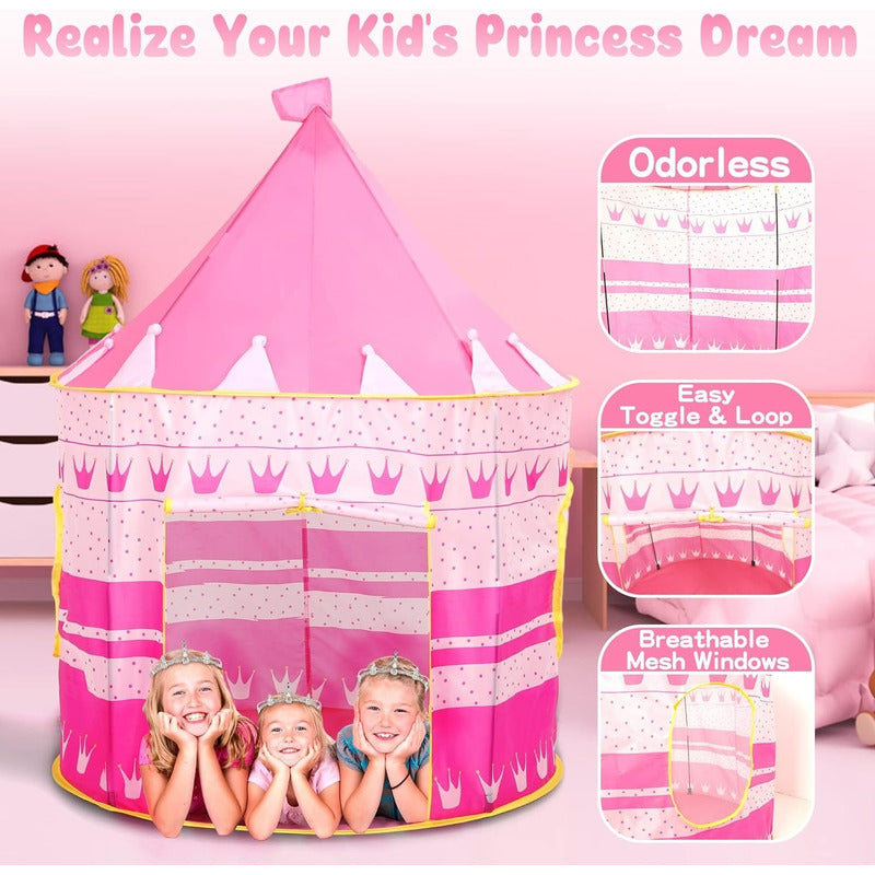 Carpa Castillo Armable De Juegos Para Niños Y Niñas Juguetes