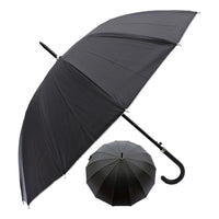 X2 Paraguas Automático Mango Curvo 16 Varillas Resistente
