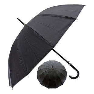 X2 Paraguas Automático Mango Curvo 16 Varillas Resistente