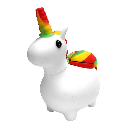 Bong Pipa Diseño Unicornio Silicona + Quemador Desarmable