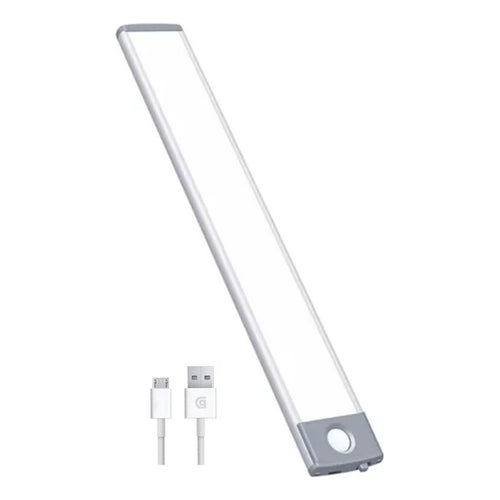 Luz Led Recargable Con Sensor Movimiento Iluminacion Hogar Blanco