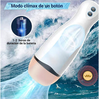 Masturbador Vibrador Eléctrico Masculino Recargable Sonido