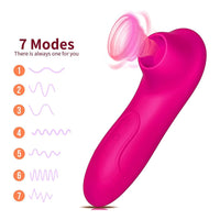 Masajeador Mini Vibrador Succionador Recargable Femenino